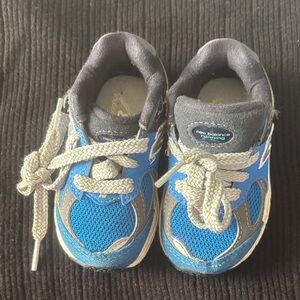 New Balance Kids Blue and Gray Sneakers